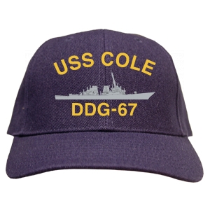 free USS Cole ball cap included