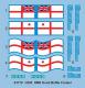 HMS Hood Ship Model Kit 1/200 Scale Decals