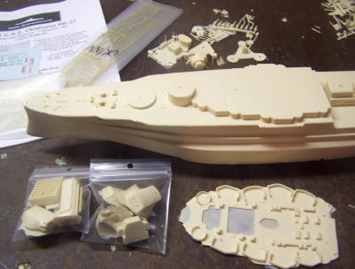 Battleship Model Kit - USS Nevada 1/350 Scale