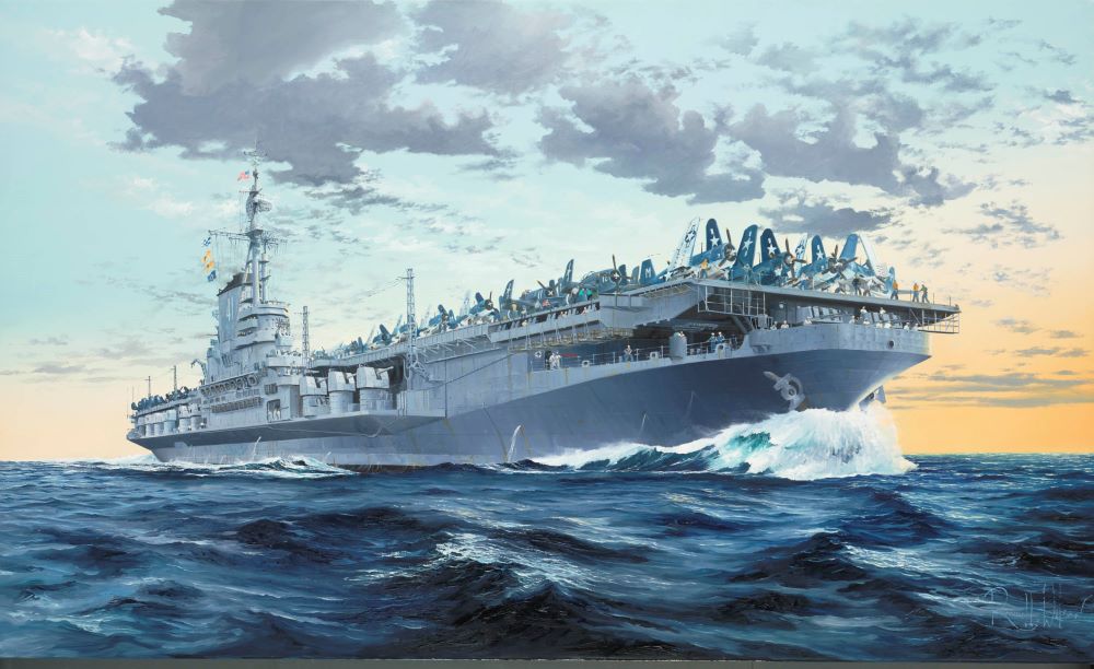 USS Midway CV-41 1/350 Straight Deck Model Kit