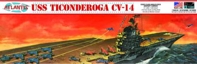 USS Ticonderoga  Aircraft Carrier CVA-14 Model Kit