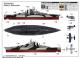 Battleship Model Kit - USS Tennessee BB-43 1/700 Scale 2