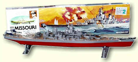 Battleship Model Kit -WWII USS Missouri 1/535