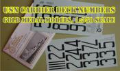 WW2 USN Carrier Decals (1/350 Scale)
