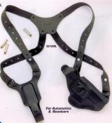 3 way leather shoulder holster