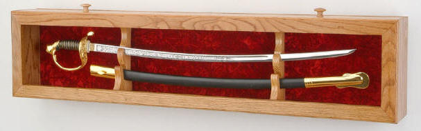 Glass Sword Case in Oak